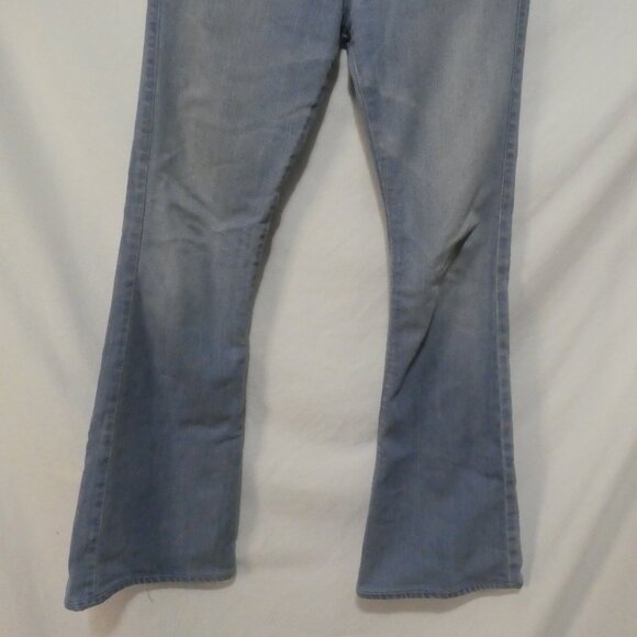 AG - ADRIANO GOLDSCHMIED | 30 R | Light Blue Flared Denim Jeans | Made In USA - Picture 7 of 16